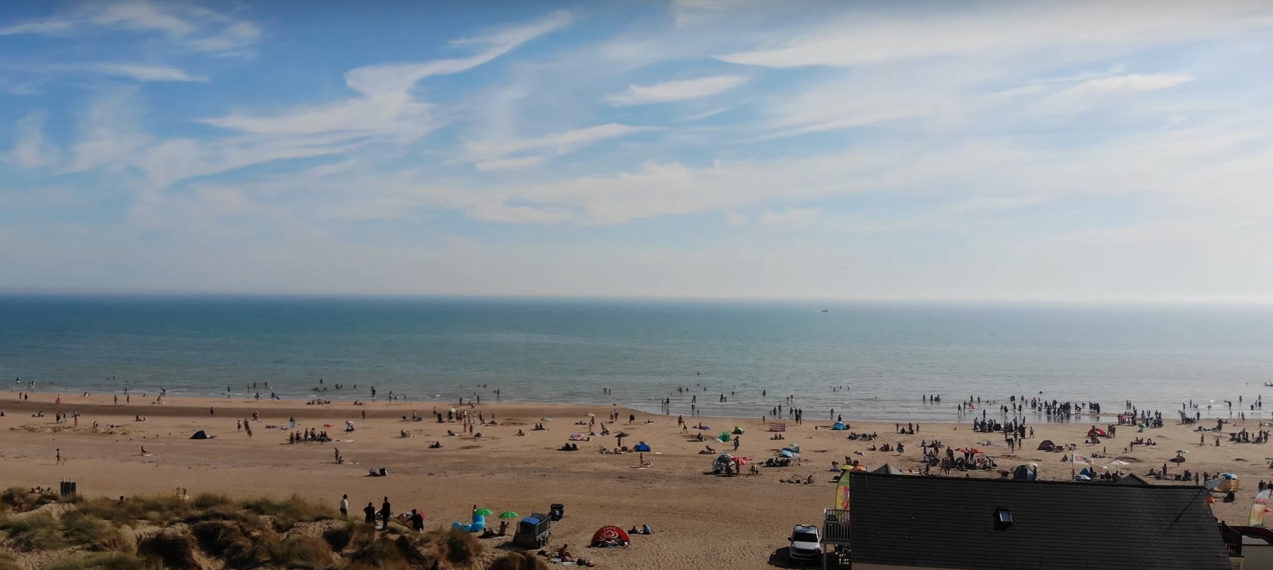 Camber Sands:Rye in East Sussex.