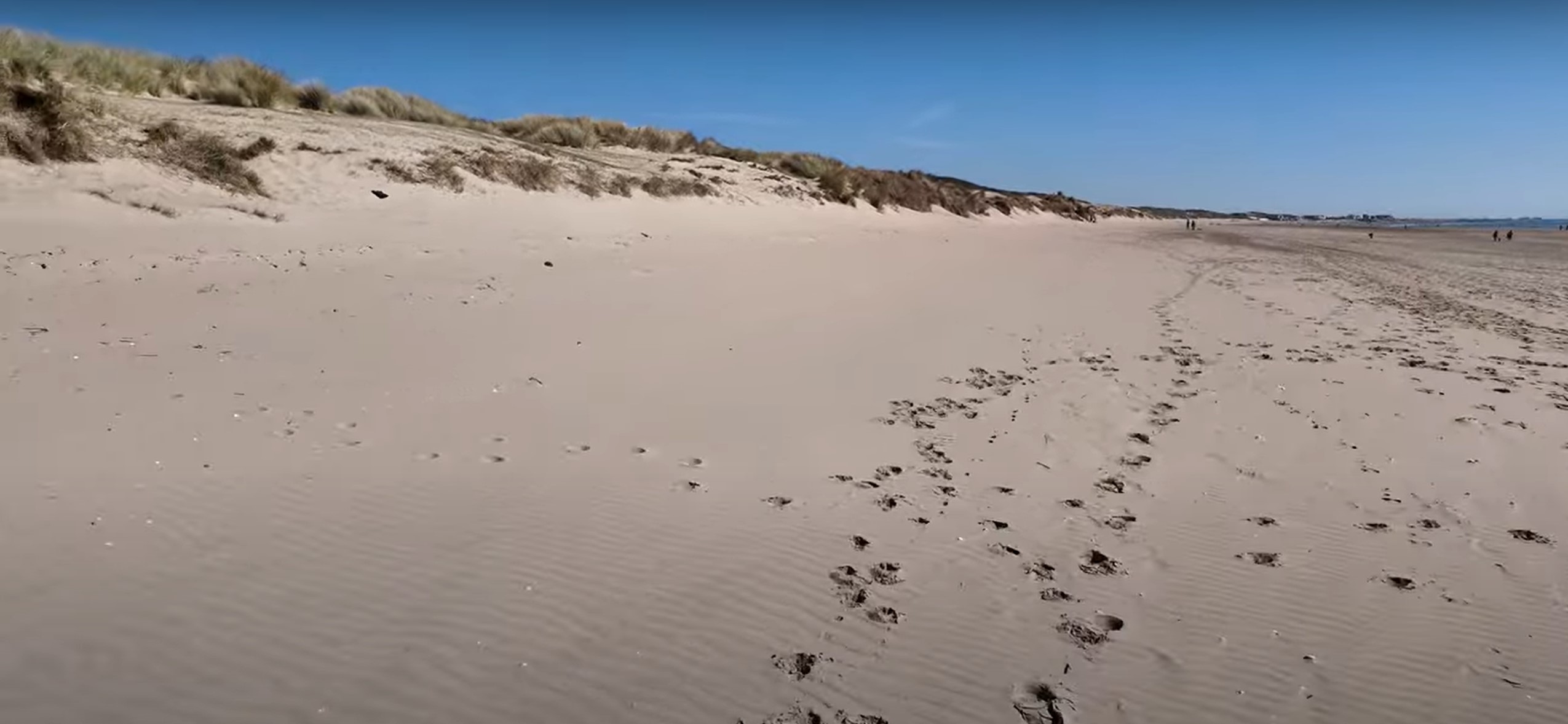 Camber Sands:Rye in East Sussex.